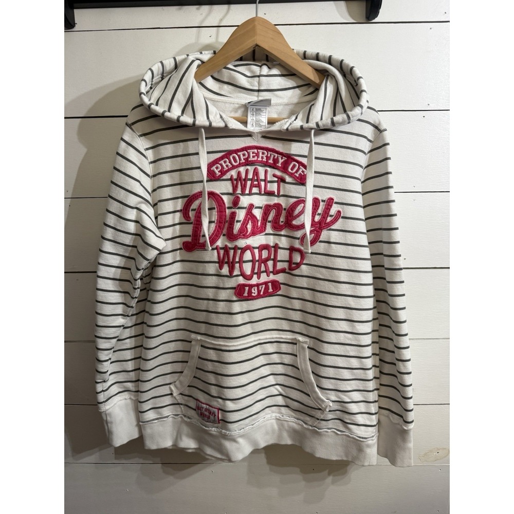 Disney‎ Parks Property Of Walt Disney World 1971 Hoodie Women's Striped XL